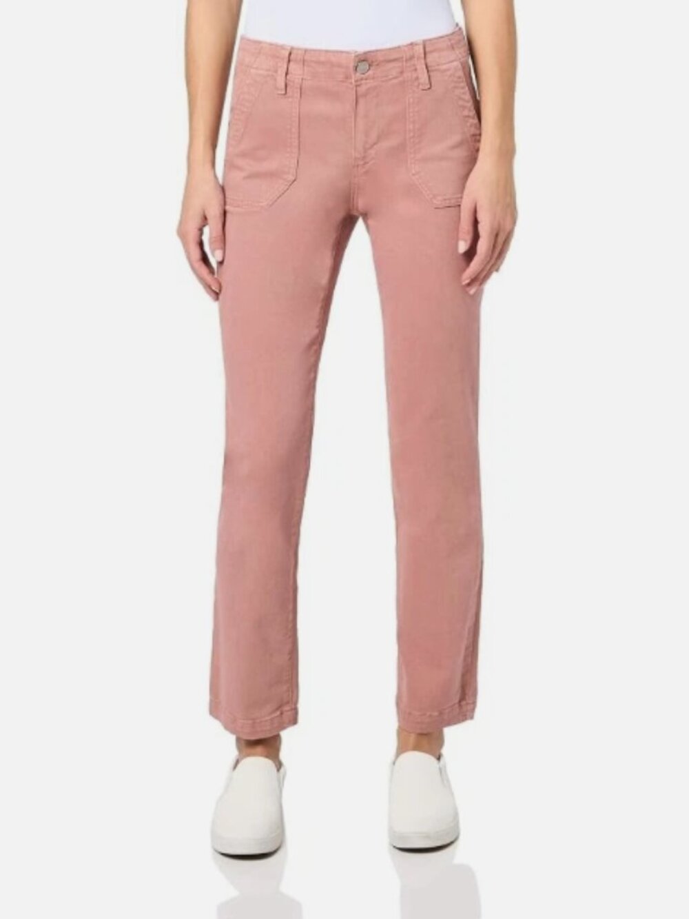 Paige Mayslie Straight Jeans - Vintage Dark Rose Blush SZ 31 NEW $289